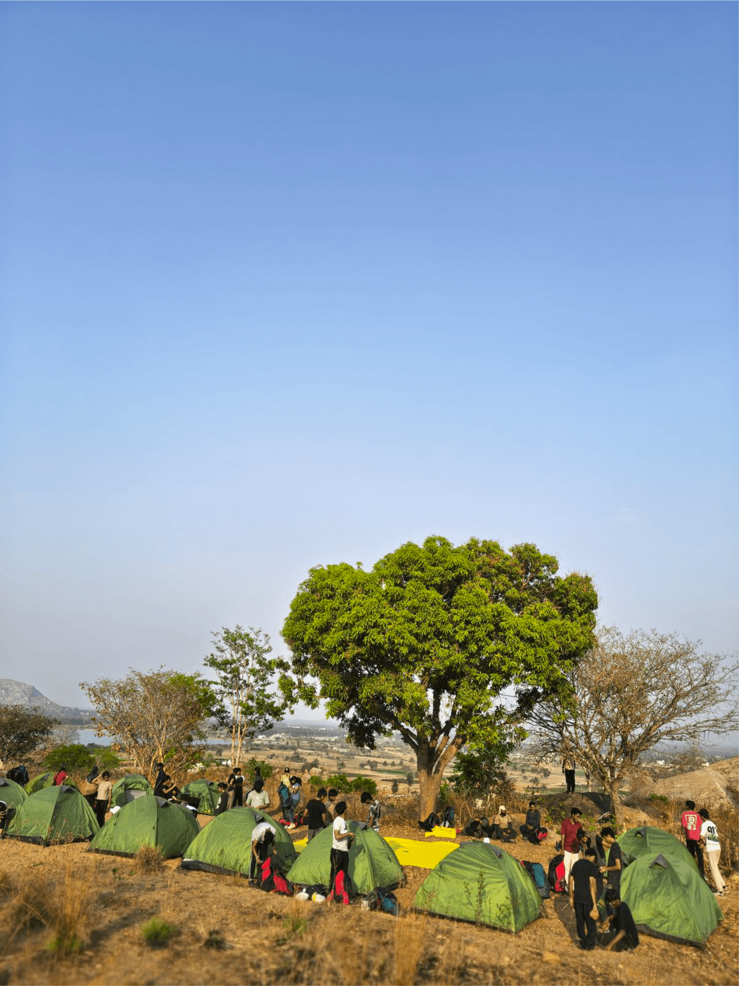 Students in circular seating